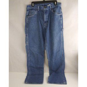 Key Distressed Men's Bootcut Carpenter 100% Cotton Denim Jeans  34x36